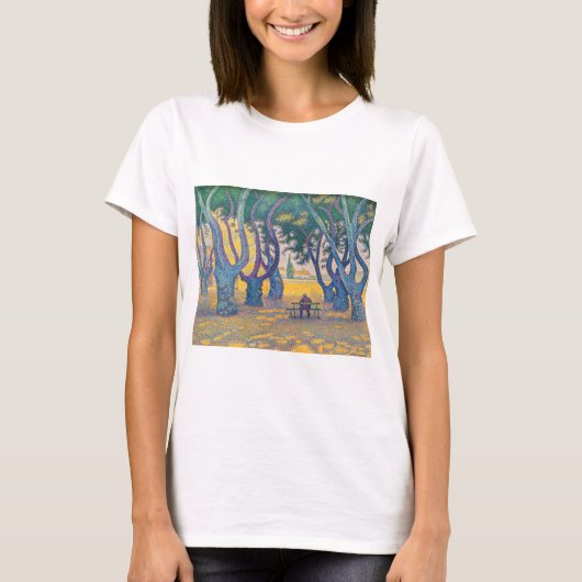 Paul Signac - Place des Lices, Saint-Tropez T-shirt (Voorkant)