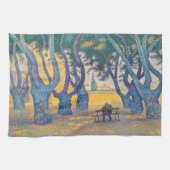 Paul Signac - Place des Lices, Saint-Tropez Theedoek (Horizontaal)