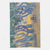 Paul Signac - Place des Lices, Saint-Tropez Theedoek (Verticaal)