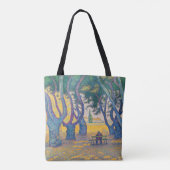 Paul Signac - Place des Lices, Saint-Tropez Tote Bag (Achterkant)