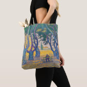 Paul Signac - Place des Lices, Saint-Tropez Tote Bag (Dichtbij)