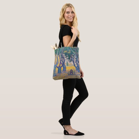 Paul Signac - Place des Lices, Saint-Tropez Tote Bag (Op model)