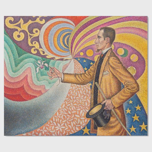 Paul Signac - Portret van M Felix Feneon, Opus 217 Cadeaupapier (Vlak)