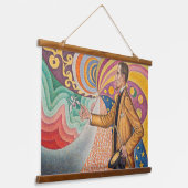 Paul Signac - Portret van M Felix Feneon, Opus 217 Hangend Wandkleed (Gebogen)