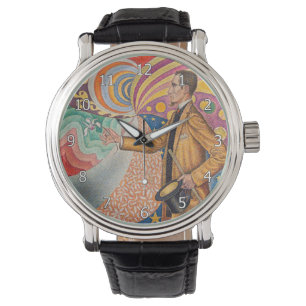 Paul Signac - Portret van M Felix Feneon, Opus 217 Horloge