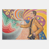 Paul Signac - Portret van M Felix Feneon, Opus 217 Inpakpapier Vel (Voorkant)