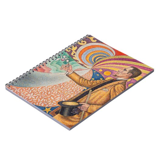 Paul Signac - Portret van M Felix Feneon, Opus 217 Notitieboek (Linkerzijde)