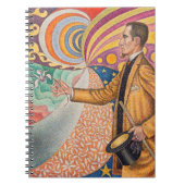 Paul Signac - Portret van M Felix Feneon, Opus 217 Notitieboek (Voorkant)