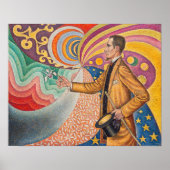 Paul Signac - Portret van M Felix Feneon, Opus 217 Poster (Voorkant)