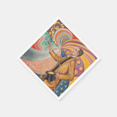 Paul Signac - Portret van M Felix Feneon, Opus 217 Servet (Hoek)