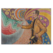 Paul Signac - Portret van M Felix Feneon, Opus 217 Snijplank (Voorkant)