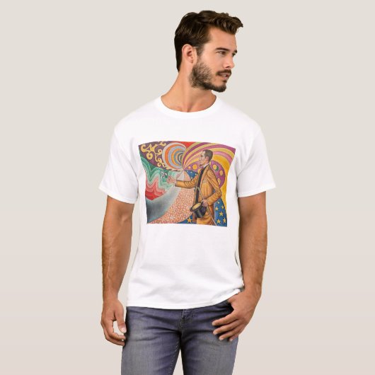 Paul Signac - Portret van M Felix Feneon, Opus 217 T-shirt (Voorkant volledig)