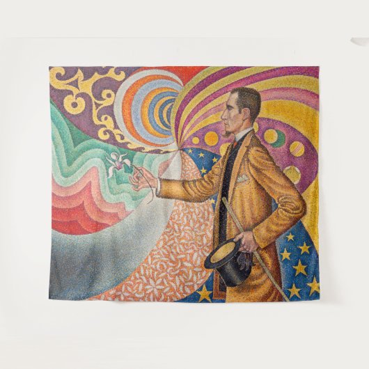 Paul Signac - Portret van M Felix Feneon, Opus 217 Wandkleed (Voorkant (horizontaal))