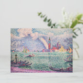 Paul Signac - Regenboog, Venetië Bedankkaart (Staand voorkant)