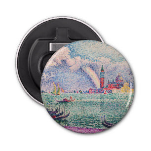 Paul Signac - Regenboog, Venetië Button Flesopener
