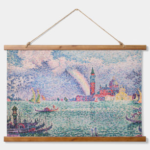 Paul Signac - Regenboog, Venetië Hangend Wandkleed