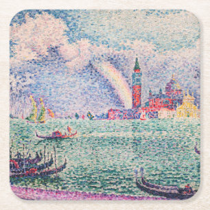 Paul Signac - Regenboog, Venetië Kartonnen Onderzetters