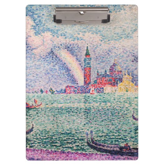 Paul Signac - Regenboog, Venetië Klembord (Voorkant)