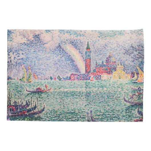 Paul Signac - Regenboog, Venetië Kussensloop (Achterkant)