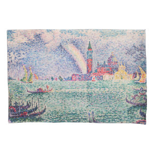 Paul Signac - Regenboog, Venetië Kussensloop