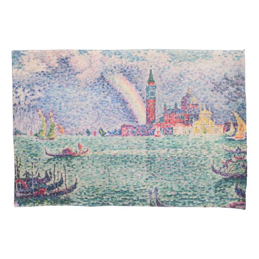 Paul Signac - Regenboog, Venetië Kussensloop (Voorkant)