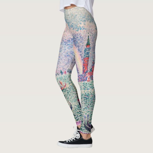 Paul Signac - Regenboog, Venetië Leggings (Links)