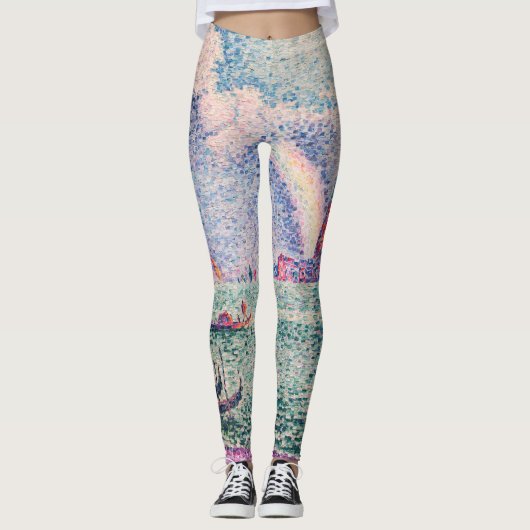 Paul Signac - Regenboog, Venetië Leggings (Voorkant)