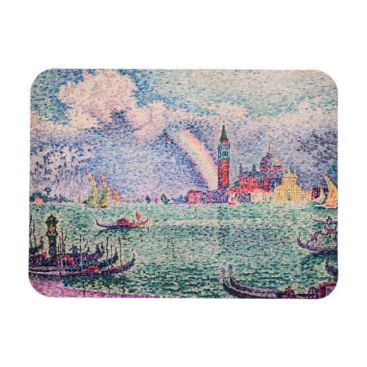 Paul Signac - Regenboog, Venetië Magneet (Horizontaal)