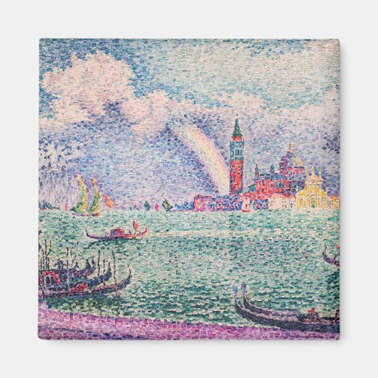 Paul Signac - Regenboog, Venetië Magneet (Voorkant)