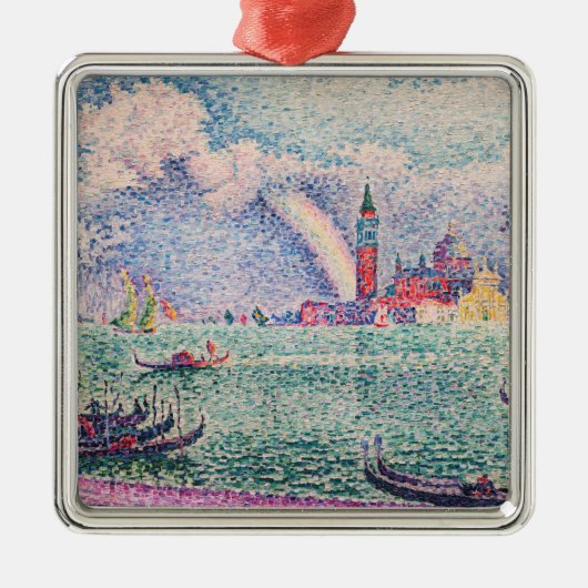 Paul Signac - Regenboog, Venetië Metalen Ornament (Voorkant)