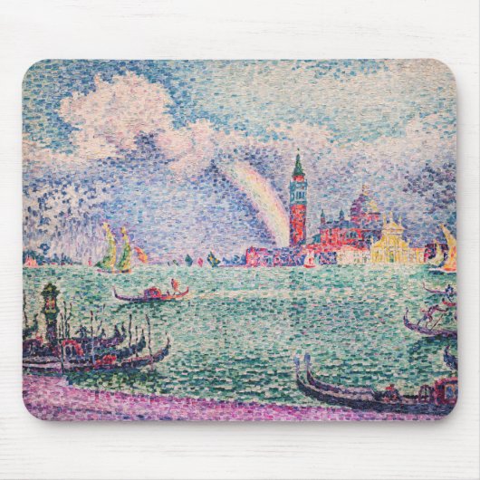 Paul Signac - Regenboog, Venetië Muismat (Voorkant)