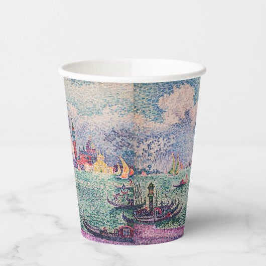 Paul Signac - Regenboog, Venetië Papieren Bekers (Links)