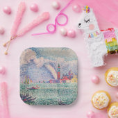 Paul Signac - Regenboog, Venetië Papieren Bordje (Feest)