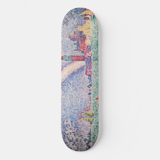 Paul Signac - Regenboog, Venetië Persoonlijk Skateboard (Voorkant)