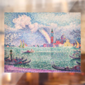 Paul Signac - Regenboog, Venetië Raamsticker (Vel 2)