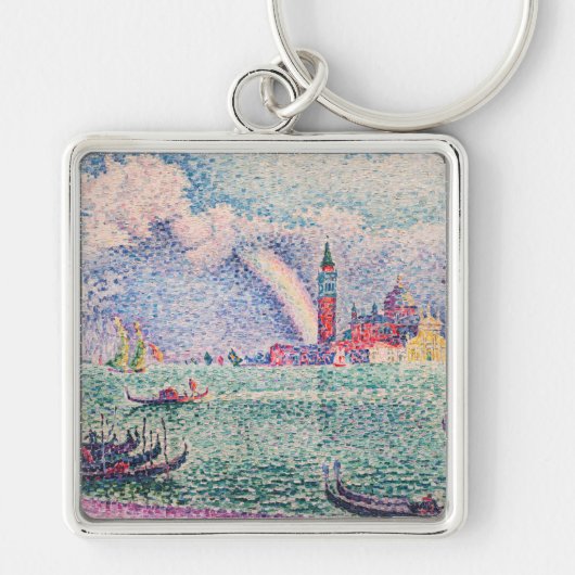 Paul Signac - Regenboog, Venetië Sleutelhanger (Voorkant)