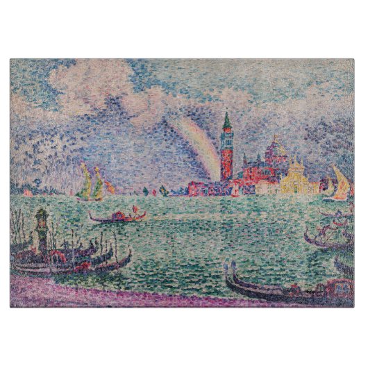 Paul Signac - Regenboog, Venetië Snijplank (Voorkant)