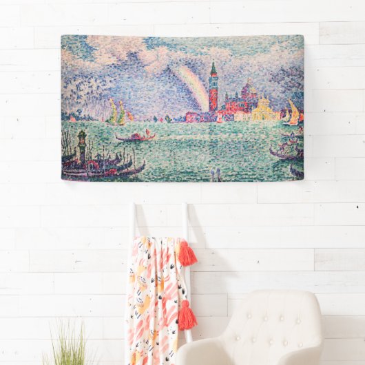 Paul Signac - Regenboog, Venetië Spandoek (Insitu)