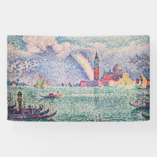 Paul Signac - Regenboog, Venetië Spandoek