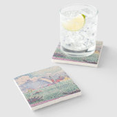 Paul Signac - Regenboog, Venetië Stenen Onderzetter (Zijkant)