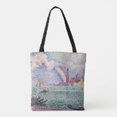 Paul Signac - Regenboog, Venetië Tote Bag (Achterkant)
