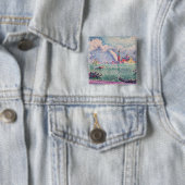 Paul Signac - Regenboog, Venetië Vierkante Button 5,1 Cm (In situ)