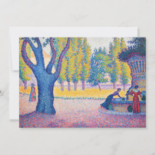 Paul Signac - Saint-Tropez, Fontaine des Lices Kaart