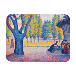 Paul Signac - Saint-Tropez, Fontaine des Lices Magneet