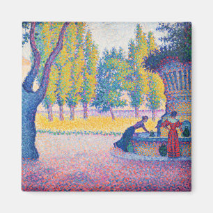 Paul Signac - Saint-Tropez, Fontaine des Lices Magneet