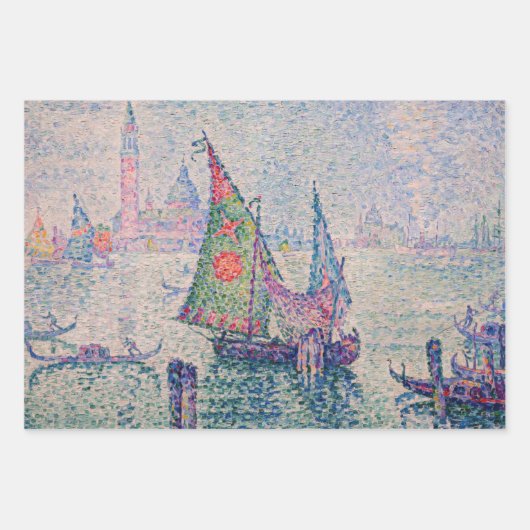 Paul Signac - Selectie van peilstukken in Venetië Inpakpapier Vel (Voorkant 3)