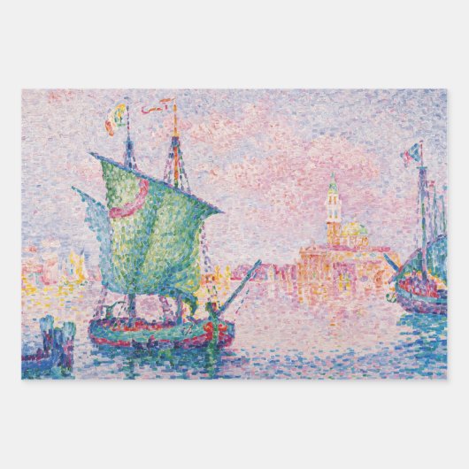 Paul Signac - Selectie van peilstukken in Venetië Inpakpapier Vel (Voorkant 2)