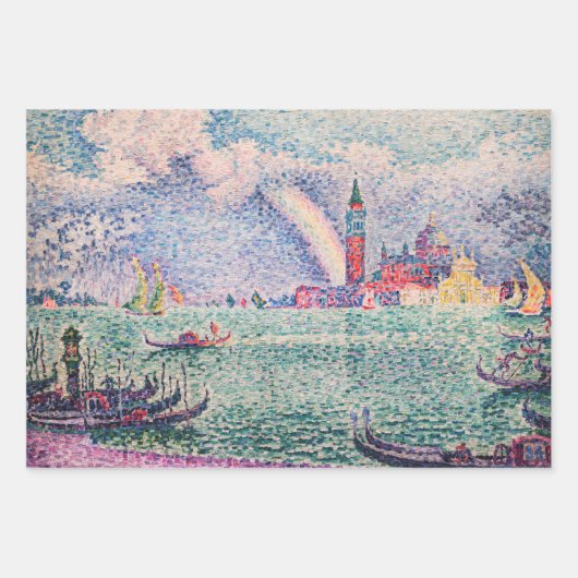 Paul Signac - Selectie van peilstukken in Venetië Inpakpapier Vel (Voorkant)