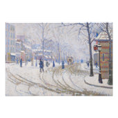Paul Signac - Snow, Boulevard de Clichy, Parijs Foto Afdruk (Voorkant)
