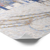 Paul Signac - Snow, Boulevard de Clichy, Parijs Poster (Hoek)